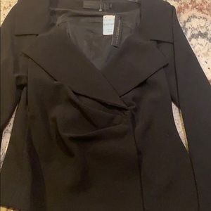 Black Label Donna Karan wool jacket size 12 NWT